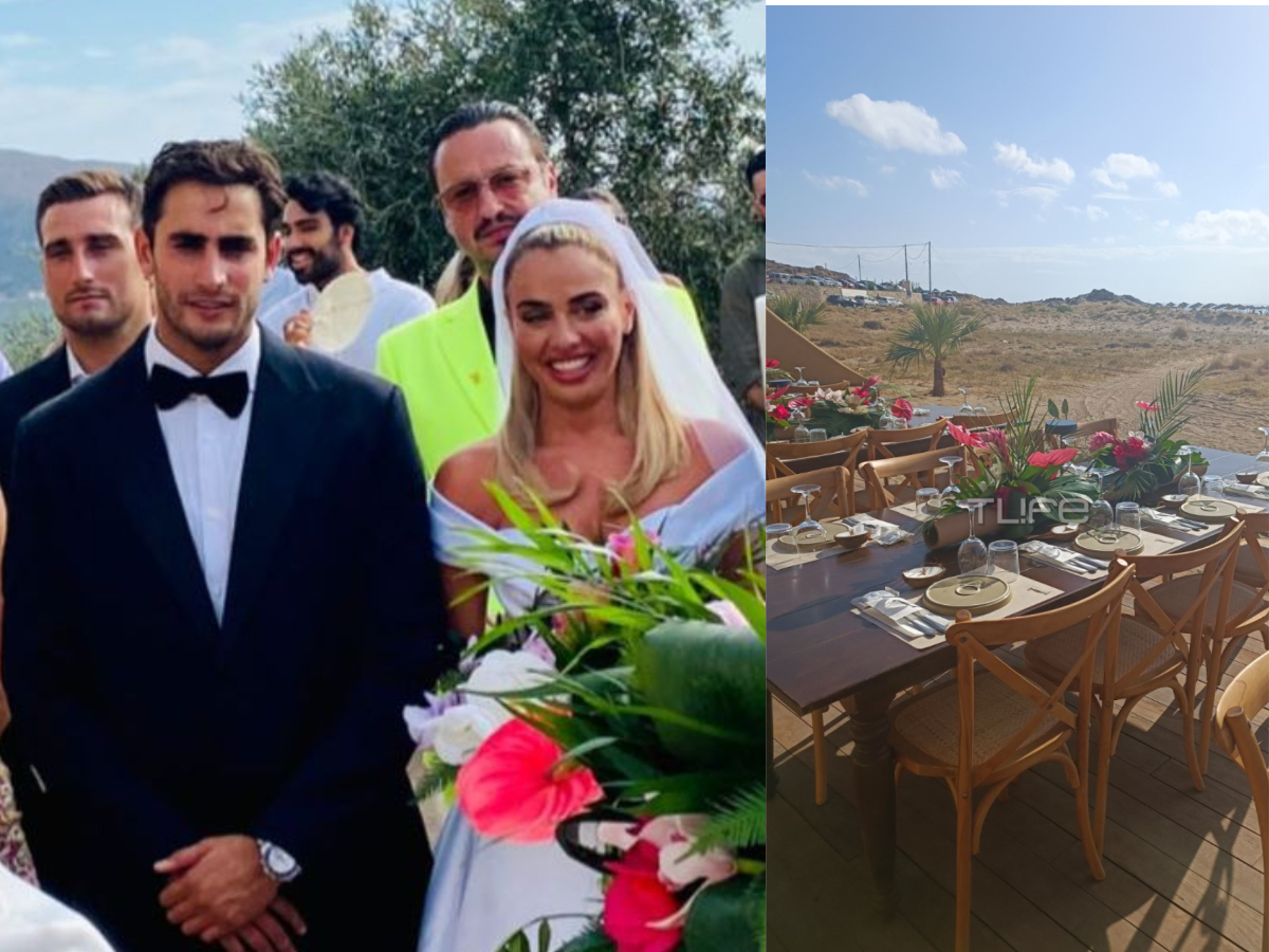 Κόνι Μεταξά – Μάριος Καπότσης: Φωτογραφίες από το χώρο που θα γίνει το γαμήλιο πάρτι τους