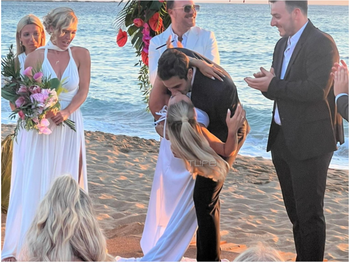 Κόνι Μεταξά: Η στιγμή που δάκρυσε στον δεύτερο γάμο της – Φωτογραφίες TLIFE
