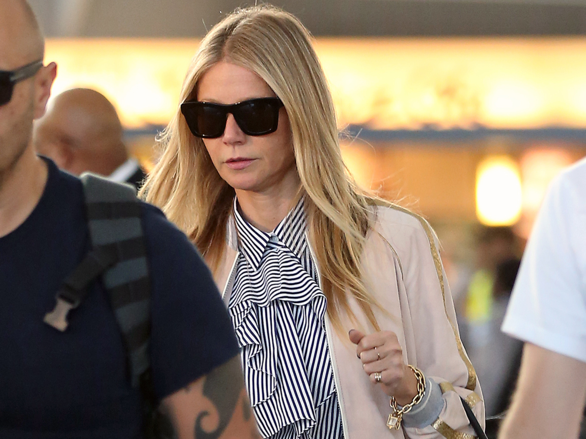 Gwyneth Paltrow: Με χαλαρό σύνολο ιδανικό για ταξίδι