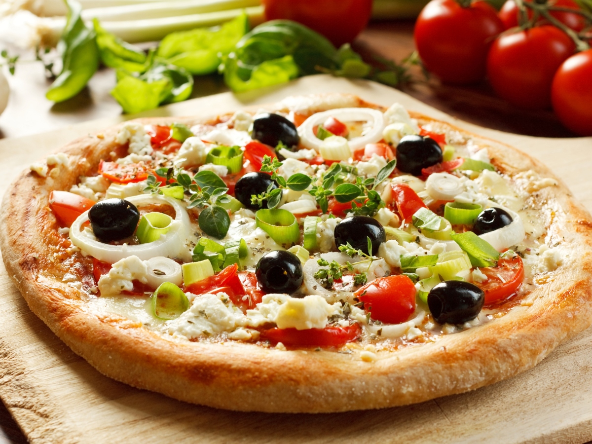 Συνταγή για ελληνική πίτσα