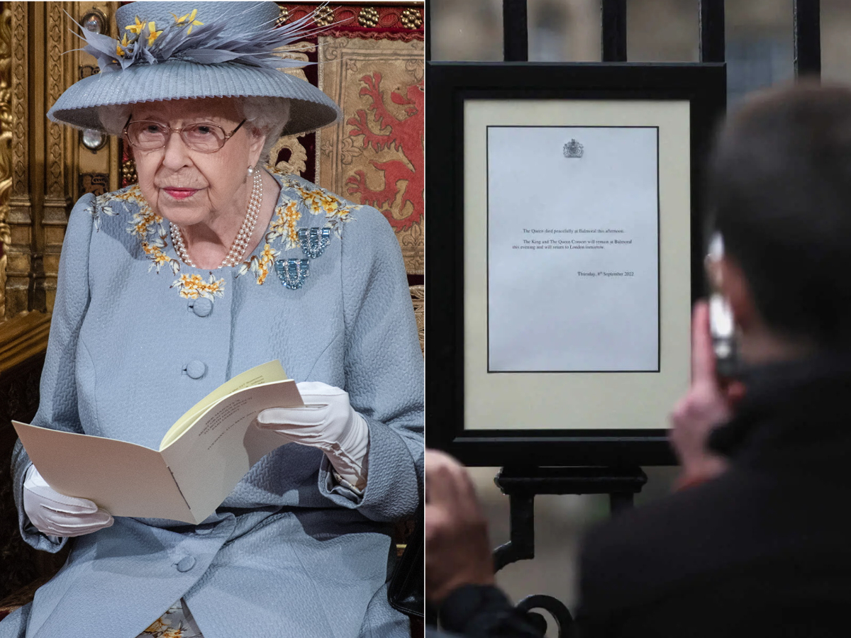 Βασίλισσα Ελισάβετ: Η ανακοίνωση στις πύλες του Holyroodhouse και η μεσίστια σημαία στο Μπάκιγχαμ
