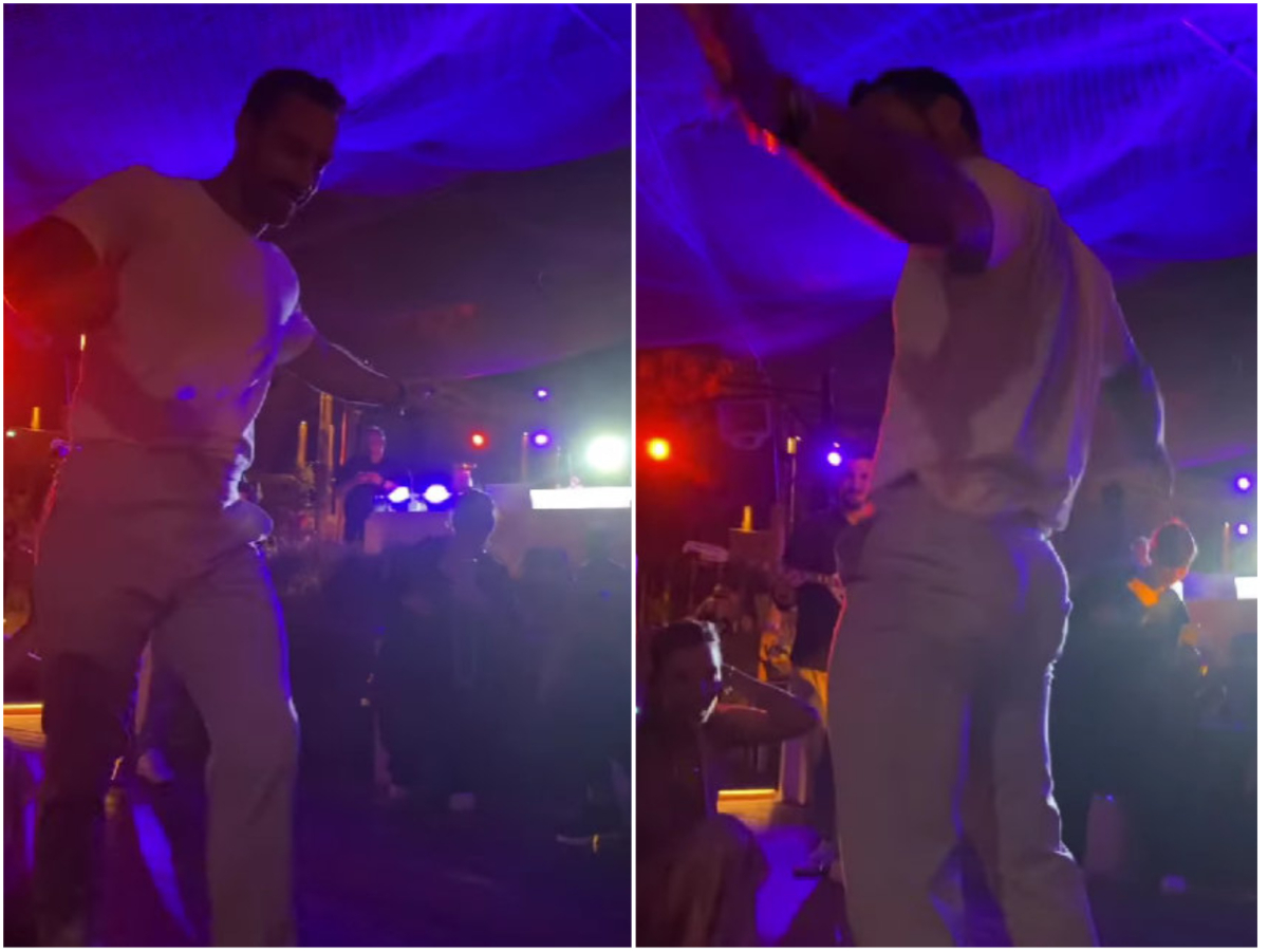 Σάκης Τανιμανίδης: Το «βαρύ» ζεϊμπέκικο που χόρεψε για τις κόρες του στο πάρτι μετά την βάφτιση – Βίντεο