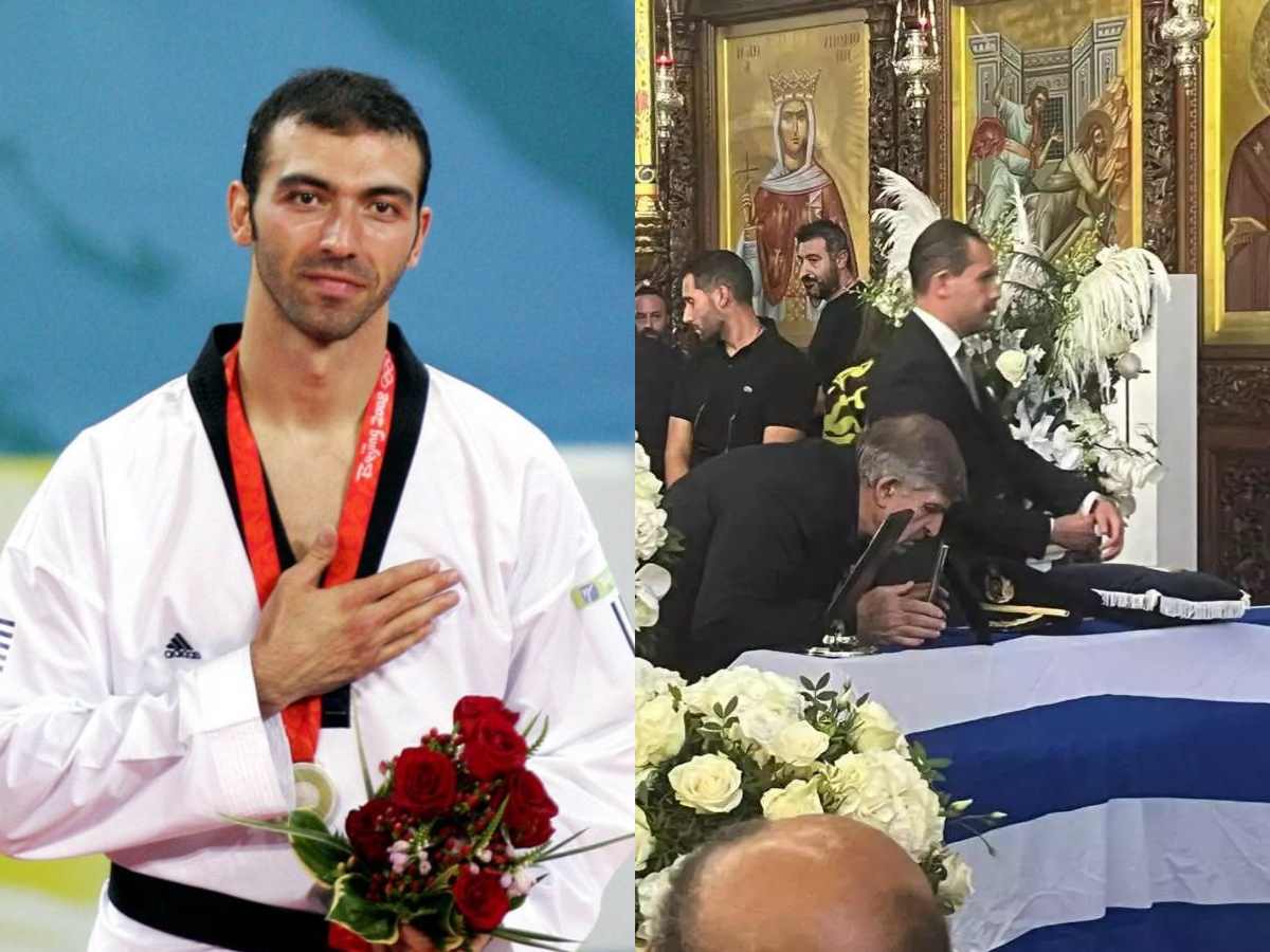 Αλέξανδρος Νικολαΐδης: Θλίψη στο τελευταίο αντίο – Συντετριμμένη η οικογένεια του Ολυμπιονίκη