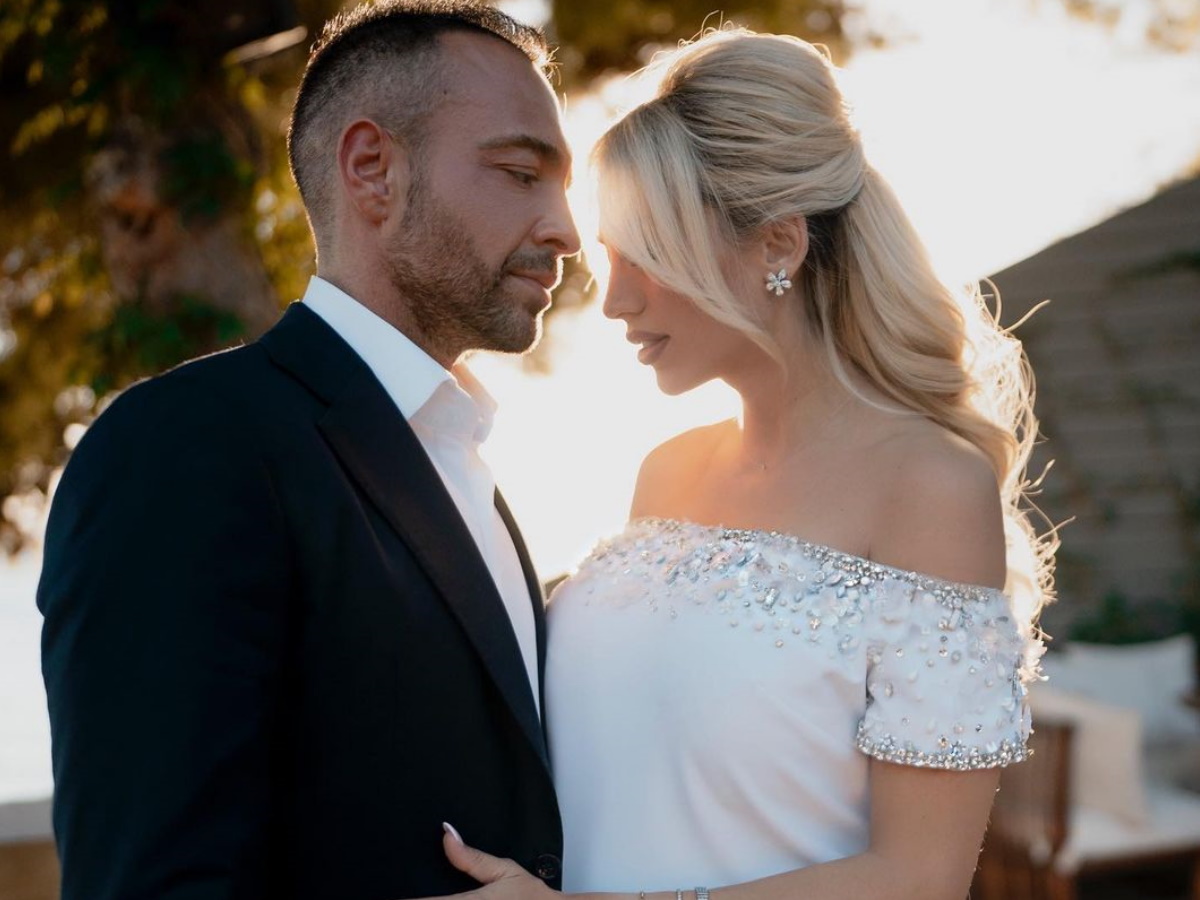 Κωνσταντίνα Σπυροπούλου – Βασίλης Σταθοκωστόπουλος: Νέες φωτογραφίες από τον γάμο τους