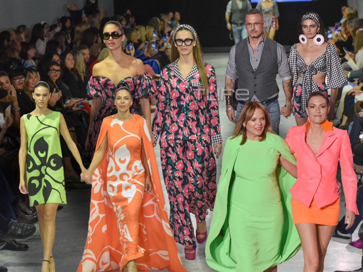We are family: Οι celebrities που περπάτησαν στην επίδειξη μόδας του Βασίλη Ζούλια – Φωτογραφίες TLIFE