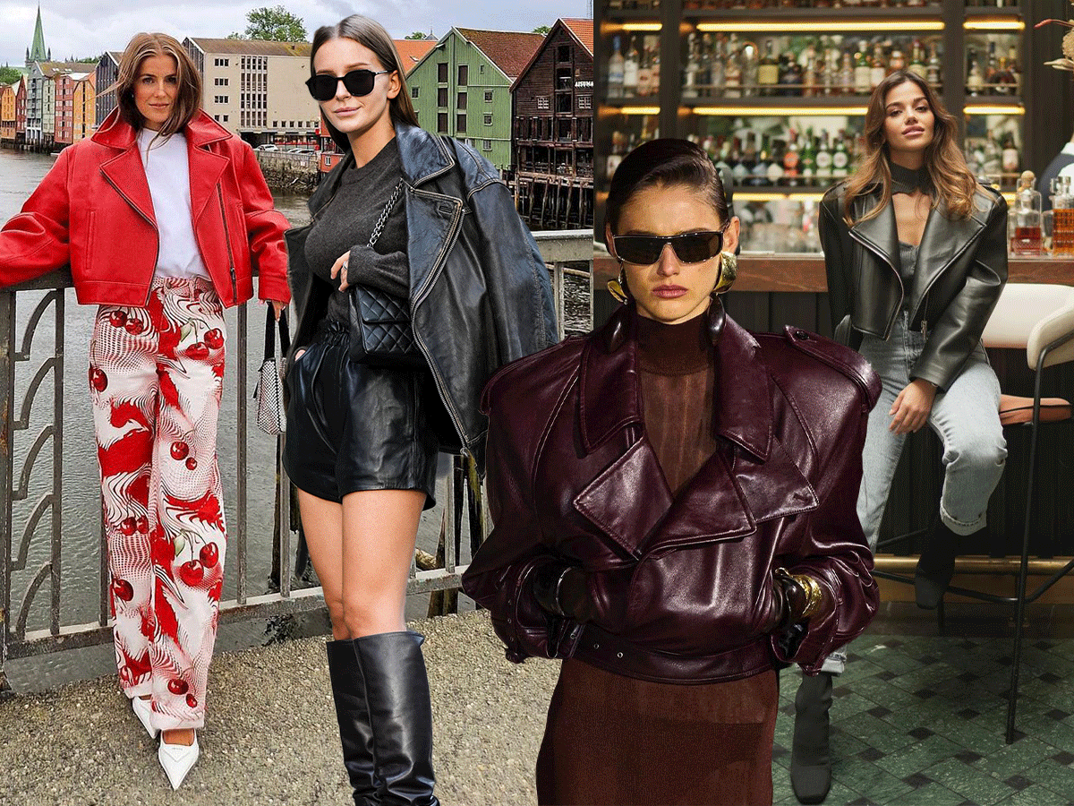 Leather jacket: To κλασικό δερμάτινο πανωφόρι που δεν φεύγει ποτέ από τα trends