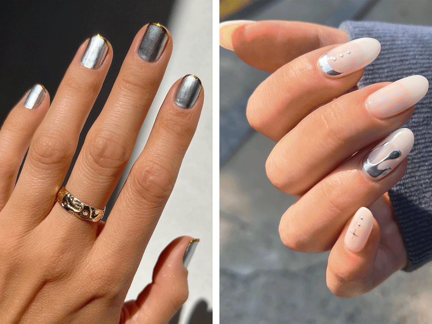 Silver nails: Ο πιο γιορτινός μήνας του χρόνου θέλει τη λάμψη των αστεριών στο μανικιούρ