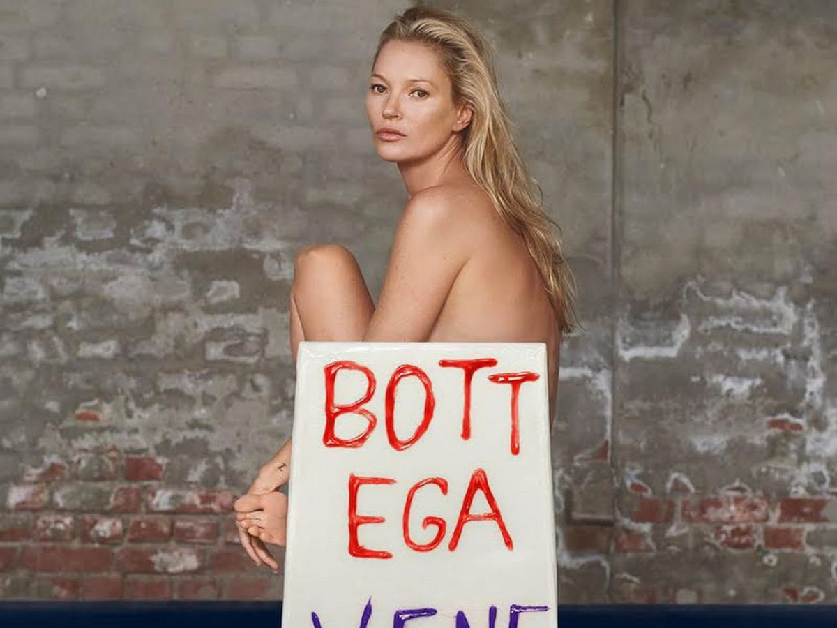 Κate Moss: Ποζάρει γυμνή για το νέο art project του Bottega Veneta