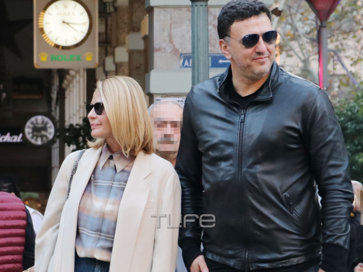 Τζένη Μπαλατσινού και Βασίλης Κικίλιας σε κοινή εμφάνιση στο κέντρο της Αθήνας – Φωτογραφίες