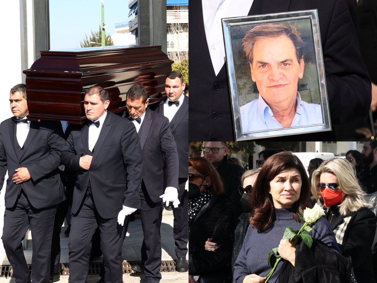 Νίκος Γιάννακας: Θλίψη στην κηδεία του αγαπημένου ηθοποιού – Φωτογραφίες