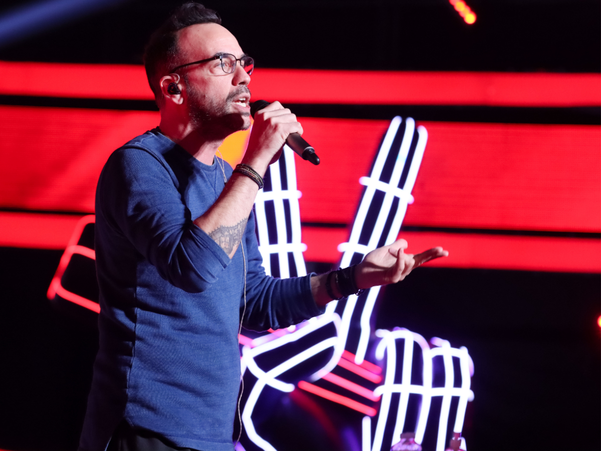 The Voice – Πάνος Μουζουράκης: Αποκλειστικές φωτογραφίες από την πρόβα του λίγο πριν το αποψινό live