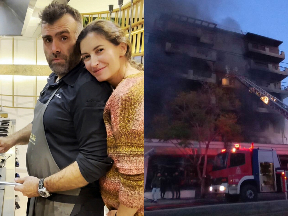 Μάρα Δαρμουσλή: Η πρώτη αντίδραση μετά τη φωτιά στο εστιατόριο του συζύγου της, Βασίλη Τσατσάκη – «Έχει καεί ολοσχερώς»