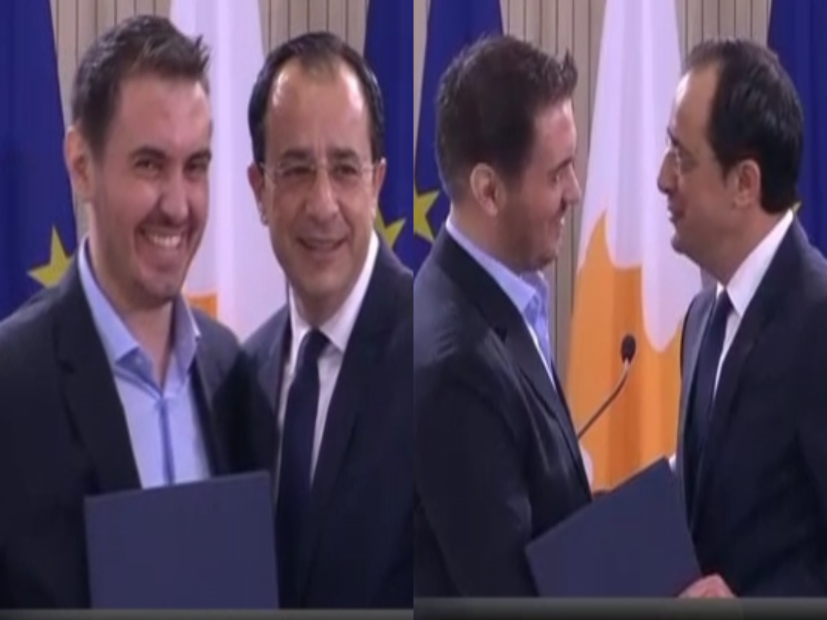 Μιχάλης Χατζηγιάννης: Η στιγμή που αναλαμβάνει επίσημα το Υφυπουργείο Πολιτισμού στην Κύπρο