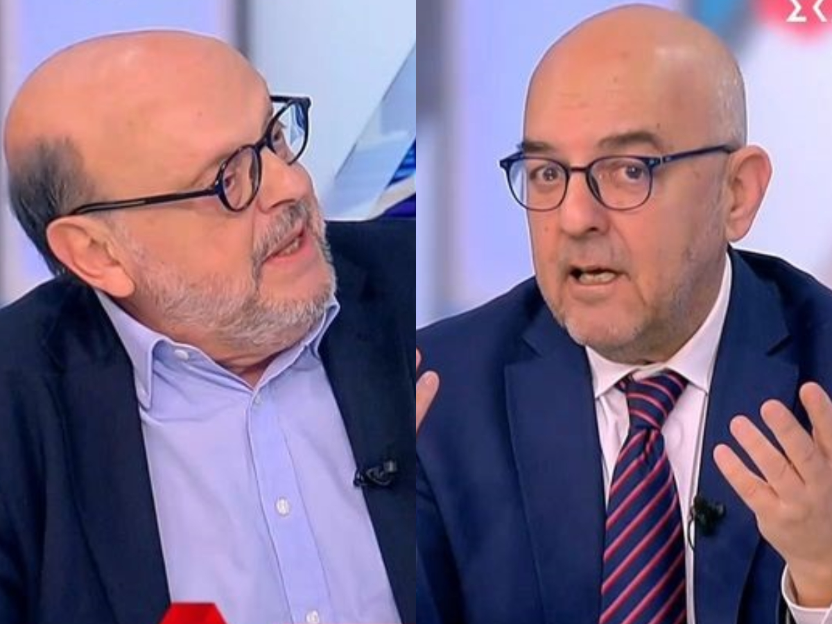Μπάμπης Παπαδημητρίου – Ευάγγελος Αντώναρος: Βαριές κουβέντες στον αέρα του ΣΚΑΪ – «Είστε βρωμερός και υβριστικός»
