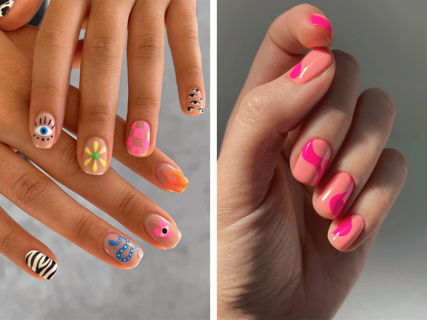 Τα πιο εντυπωσιακά nail art designs για κοντά νύχια