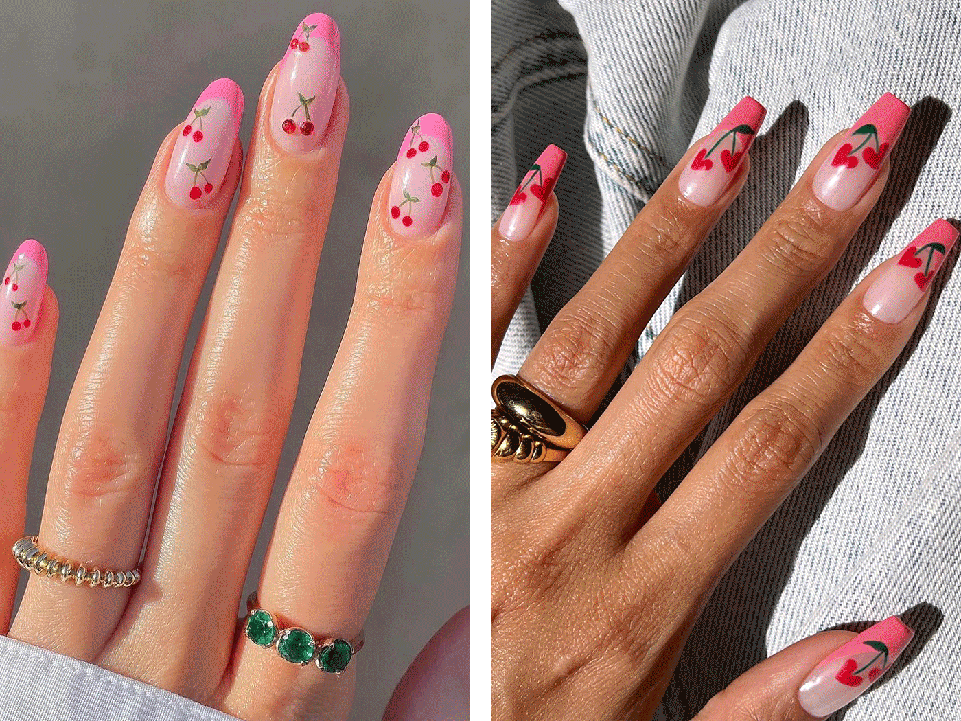 Cherry Nails: Εμπρός στο δρόμο που χάραξε η Hailey Bieber