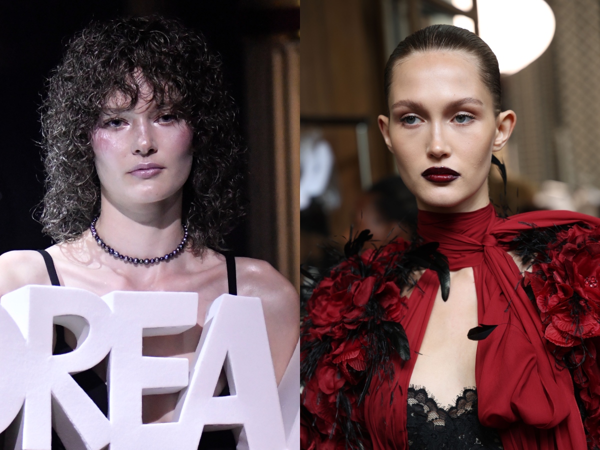 Dramatic lips, λάμψεις με 80’s αναφορές και soft glam: Τα beauty looks που ξεχώρισαν την 3η ημέρα της Couture Week