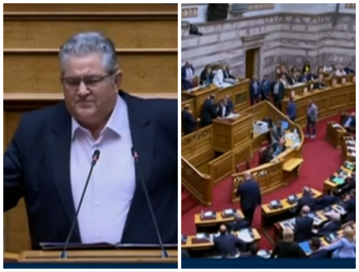 «Πάγωσαν» στη Βουλή: Παραλίγο να καταρρεύσει o Δημήτρης Κουτσούμπας κατά τη διάρκεια της ομιλίας του