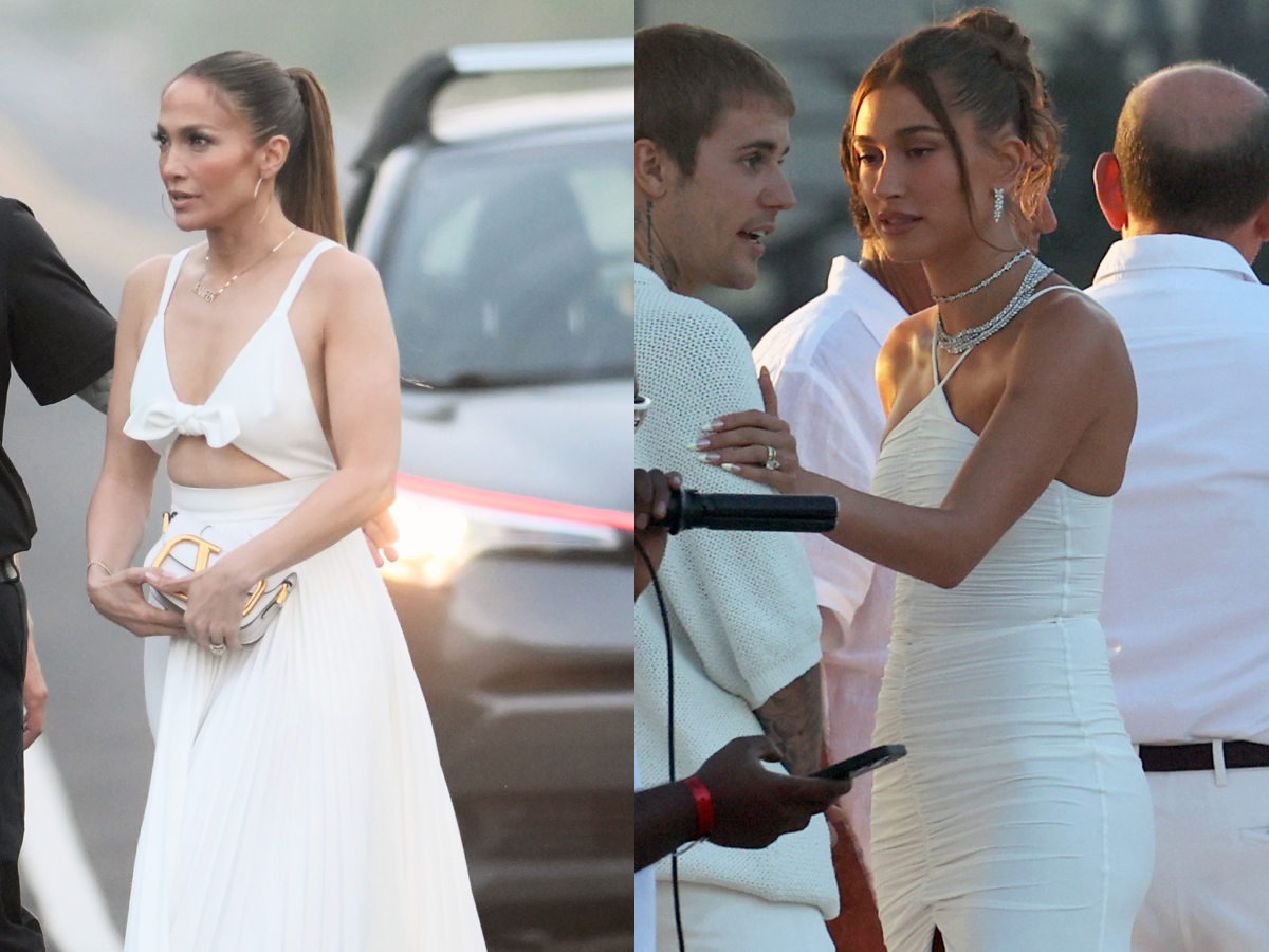 Βοho Vs Bodycom: Jennifer Lopez και Hailey Bieber με λευκό φόρεμα στο ίδιο event