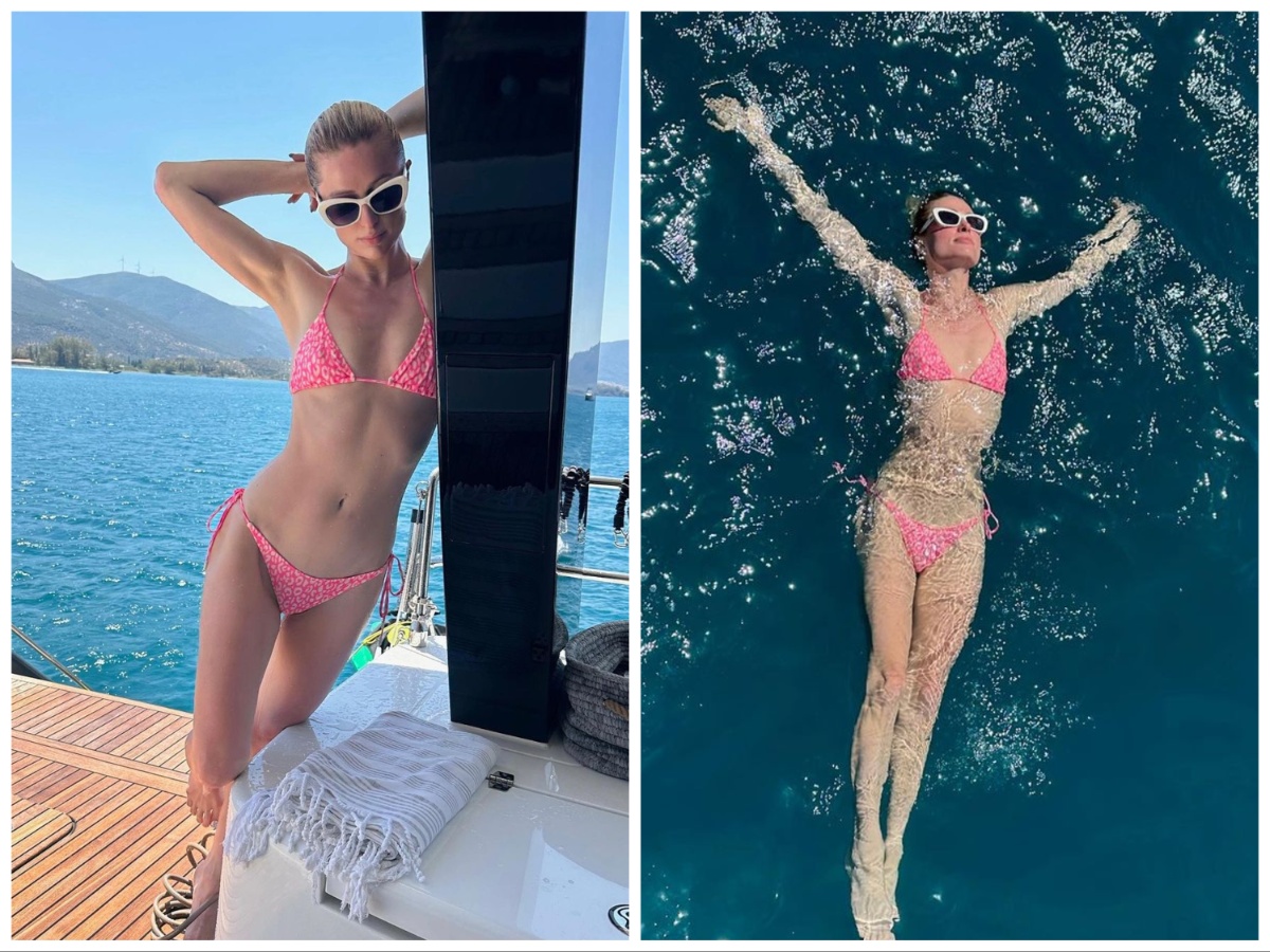 Πάρις Χίλτον: Με ροζ μπικίνι στις ελληνικές παραλίες, ποζάρει ως άλλη Barbie – Φωτογραφίες