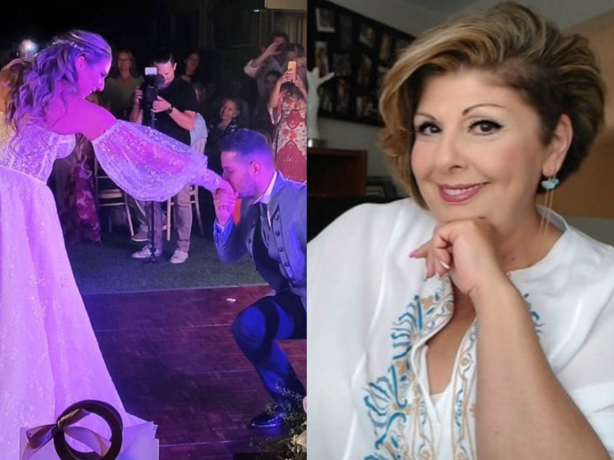 Λένα Μαντά: Φωτογραφίες και βίντεο από τον γάμο της κόρης της