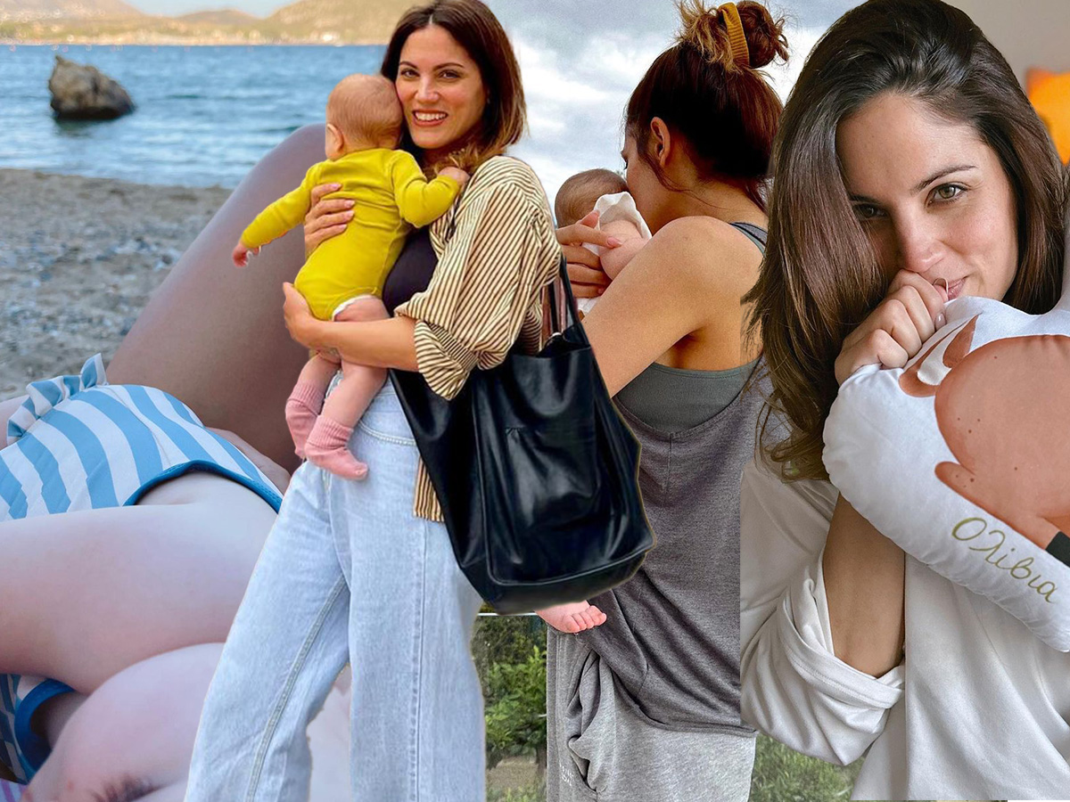 Μαίρη Συνατσάκη: Οκτώ μήνες μαμά! Οι φωτογραφίες με την Ολίβια και οι αλλαγές στη ζωή της