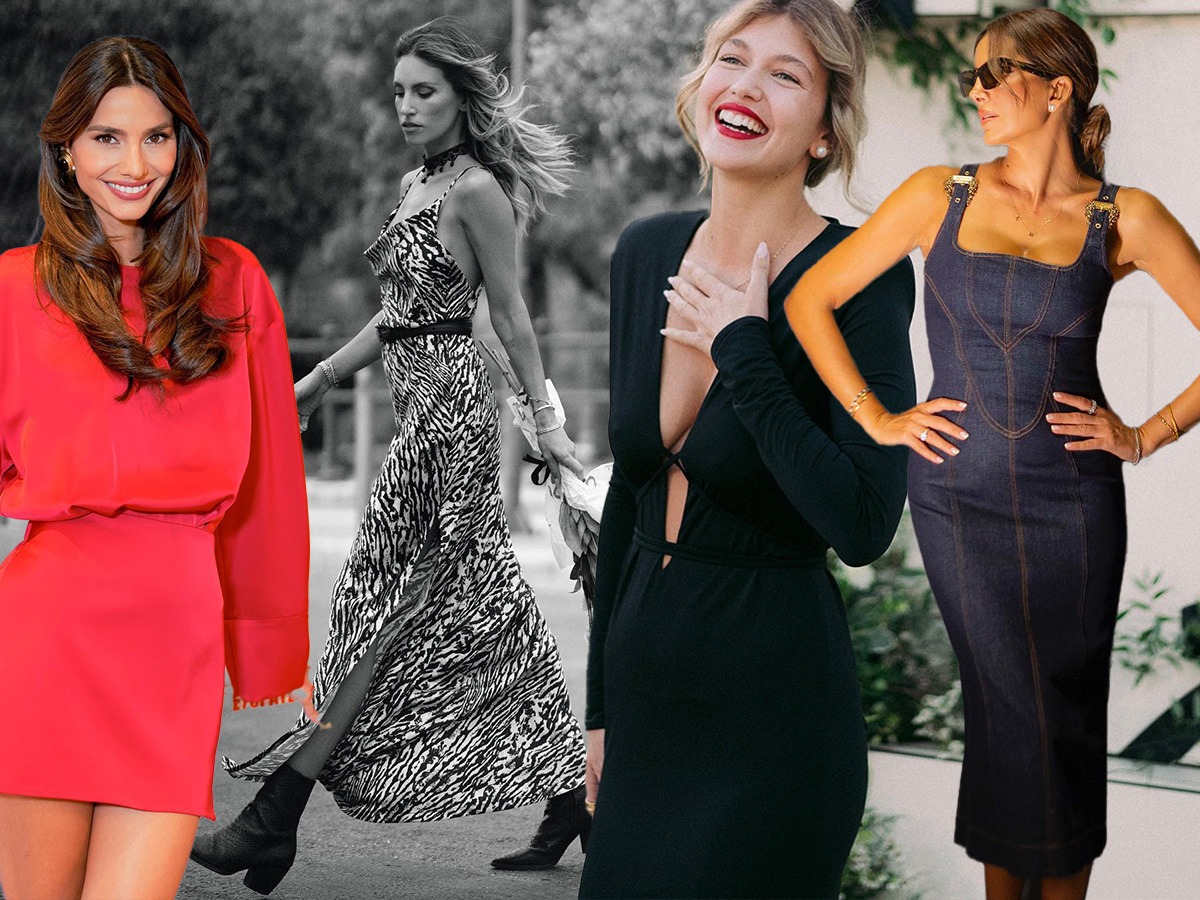 Φόρεμα: Αυτά είναι τα σχέδια που «ορκίζονται» οι Ελληνίδες celebrities