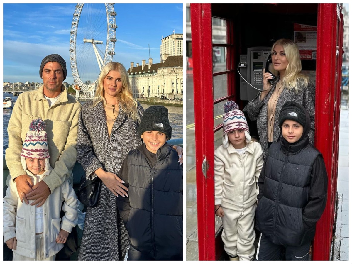 Στέλιος Χανταμπάκης – Όλγα Πηλιάκη: Ταξίδι στο Λονδίνο για τα γενέθλια του γιου τους, Μανώλη