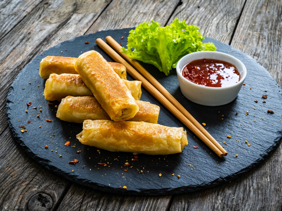 Συνταγή για spring rolls με κιμά