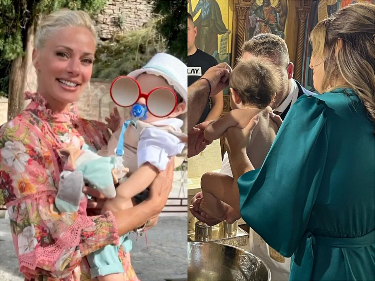 Ζέτα Μακρυπούλια: Επιστροφή στη γενέτειρά της για τη βάφτιση του ανιψιού της – Φωτογραφίες