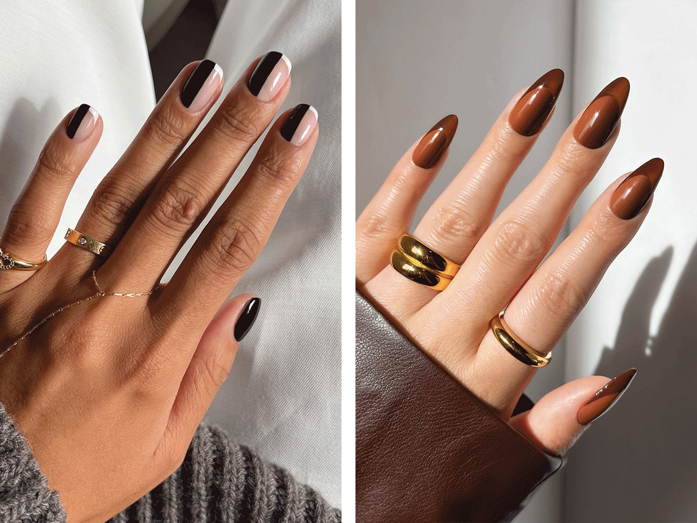 Από το tuxedo μέχρι το gloss αυτά είναι τα 7 πιο hot  nail trends της σεζόν