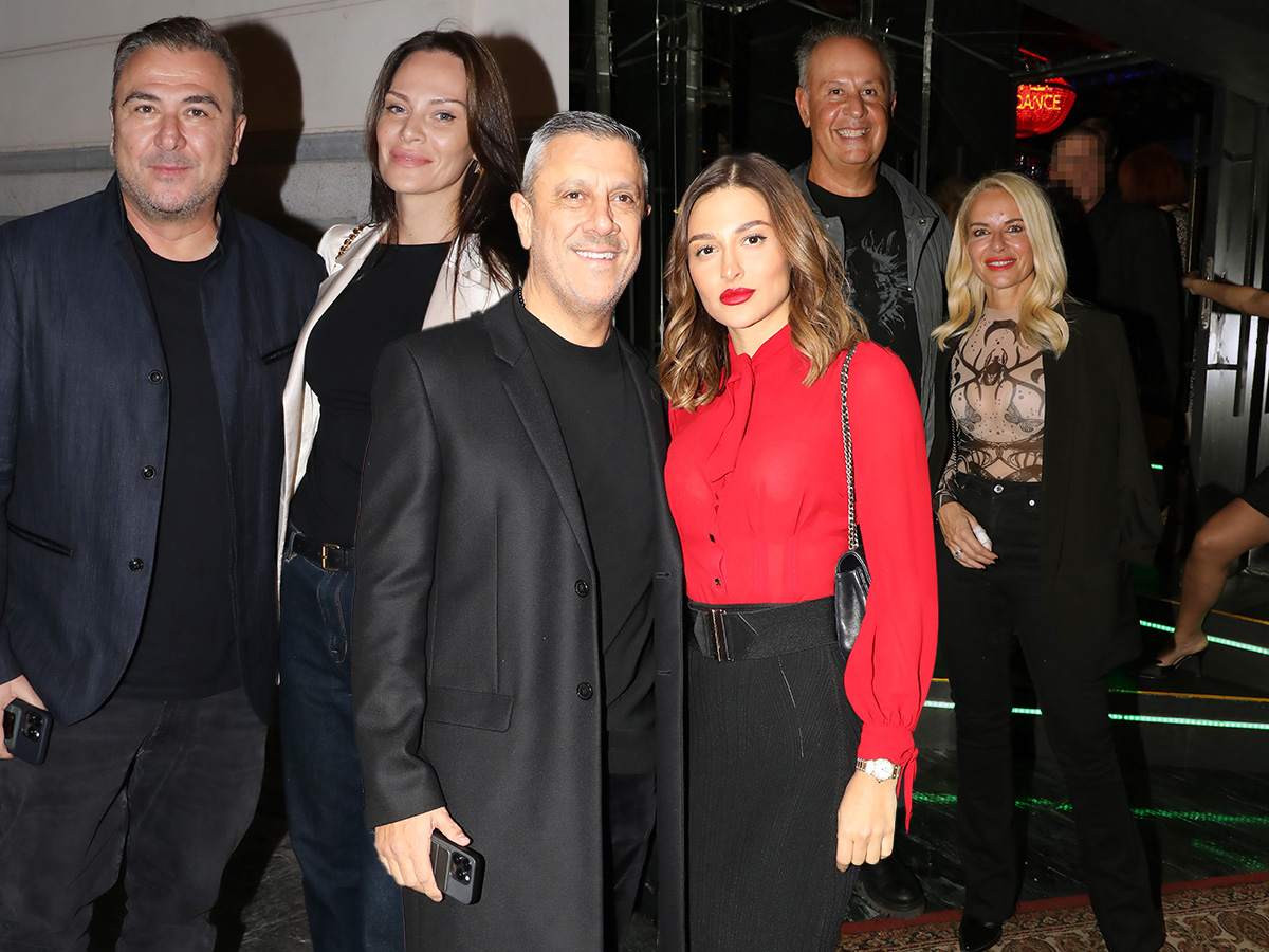 Τρία αγαπημένα ζευγάρια της εγχώριας showbiz σε βραδινή έξοδο – Φωτογραφίες