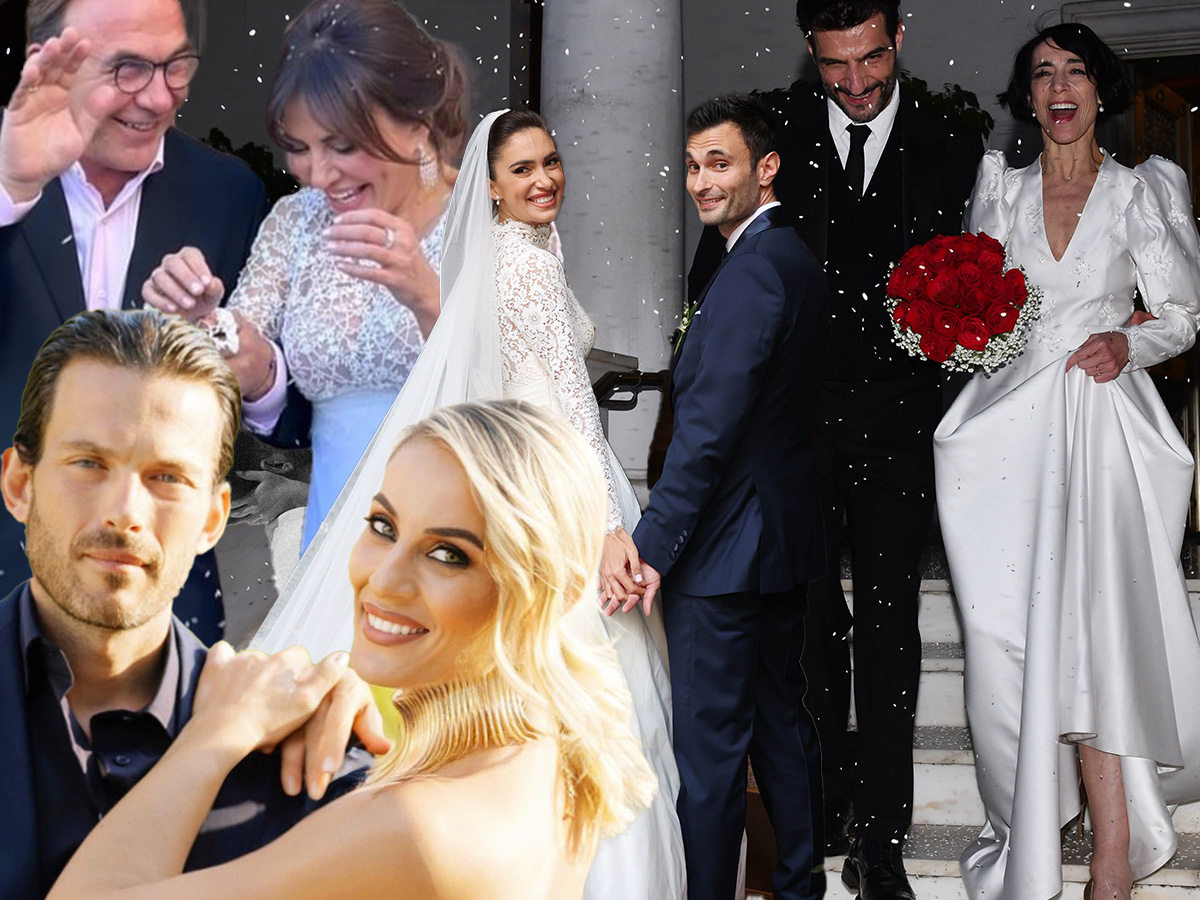 Ανασκόπηση 2023: Τα ζευγάρια της ελληνικής showbiz που παντρεύτηκαν μέσα στη χρονιά
