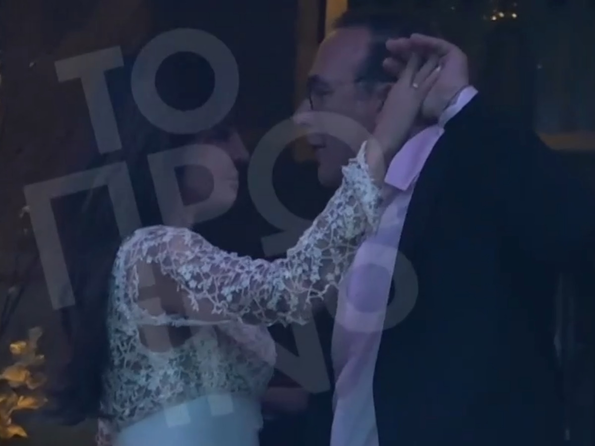 Δήμητρα Ματσούκα – Πέτρος Κόκκαλης: Ο χορός του ζευγαριού στο γλέντι του γάμου τους