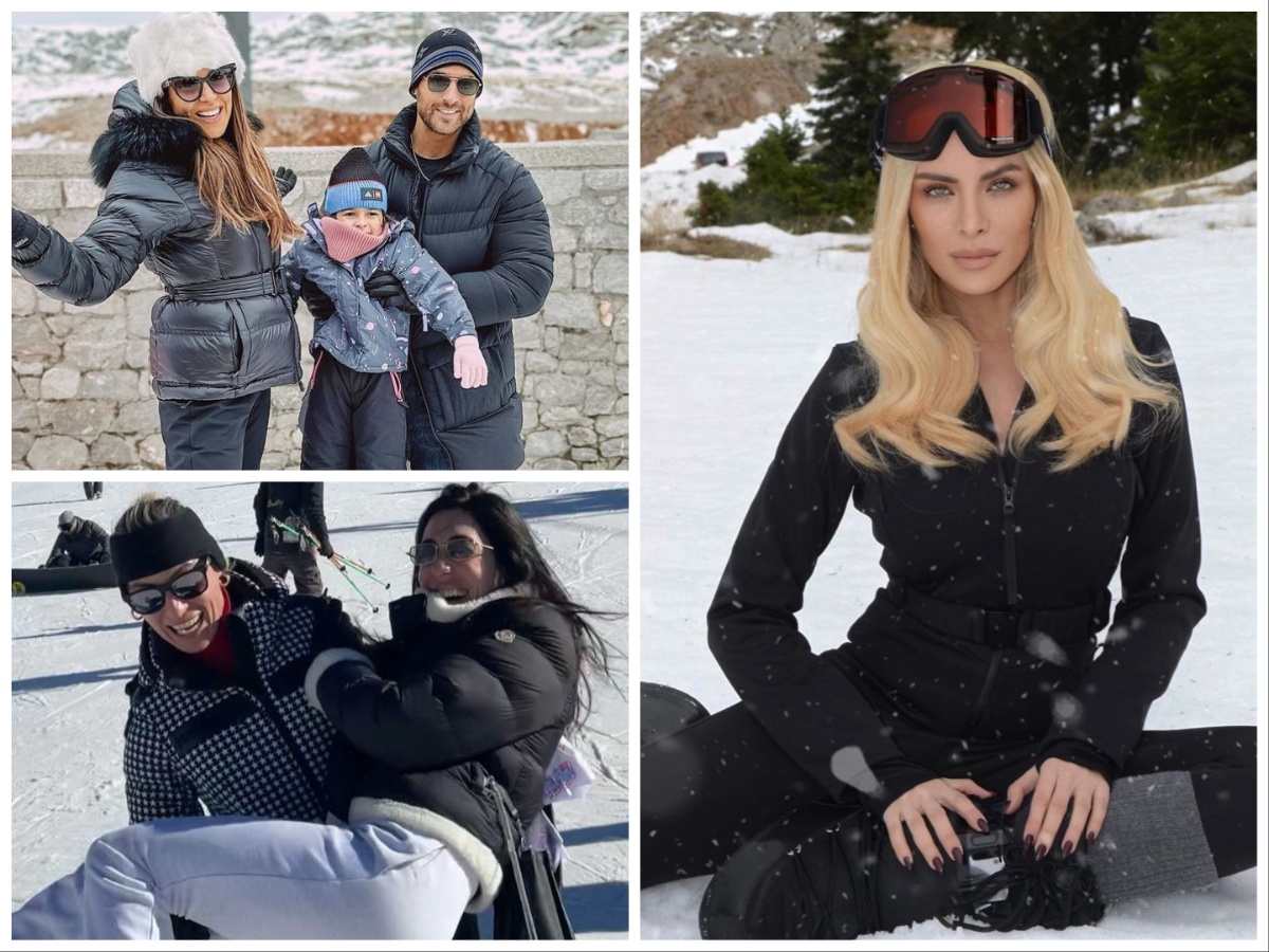 Στα χιόνια οι Έλληνες celebrities: Οι εξπρές αποδράσεις στα χιονοδρομικά κέντρα και οι φωτογραφίες