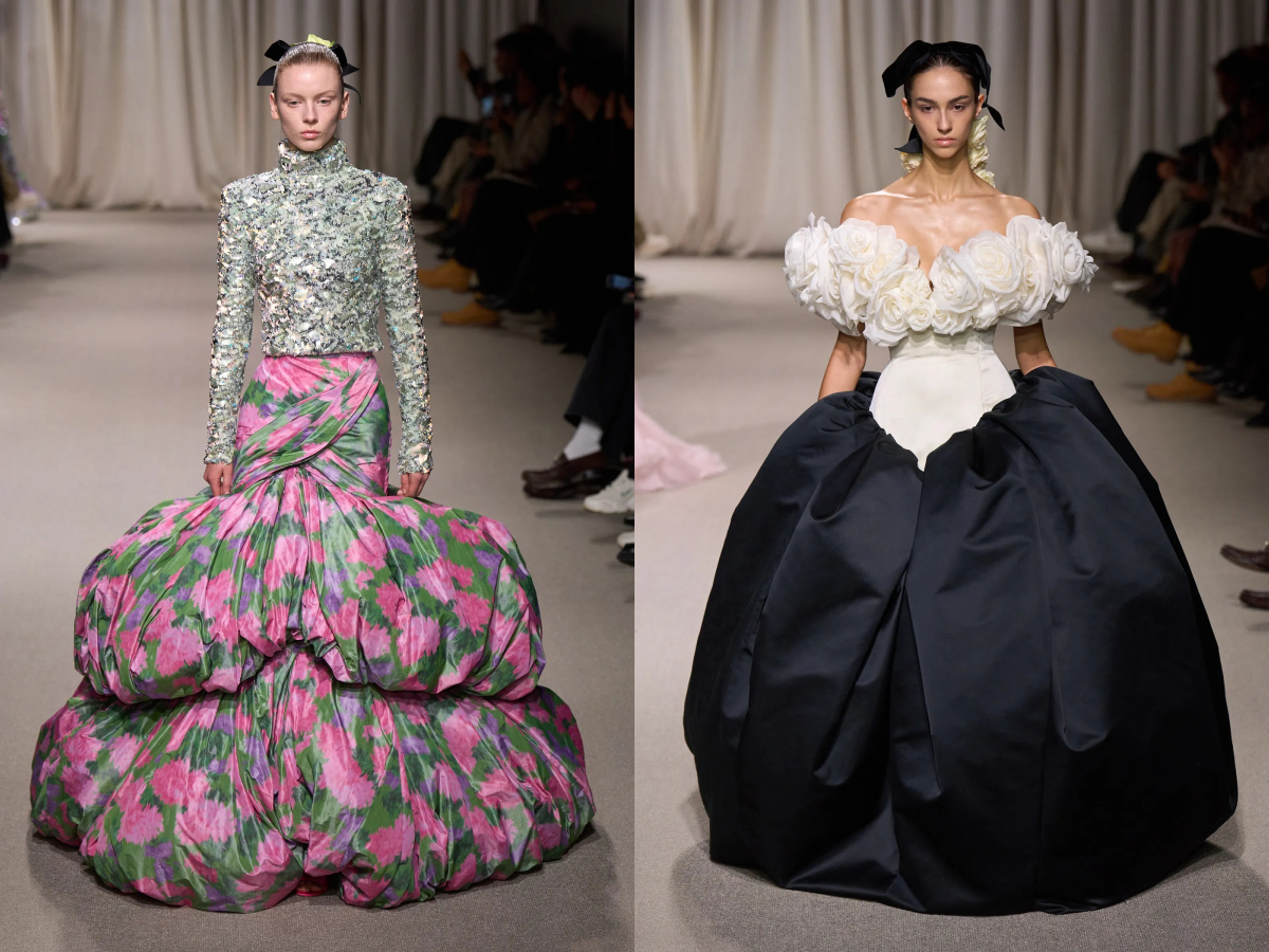 Paris Haute Couture SS24: Τα balloon φορέματα του Giambattista Valli πήγαν το elegant style σε άλλο επίπεδο