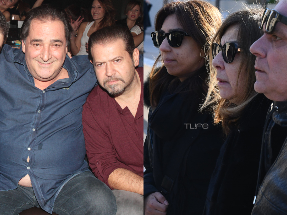 Κηδεία Χάρη Κωστόπουλου: Η χήρα και η κόρη του Βασίλη Καρρά στο τελευταίο «αντίο»