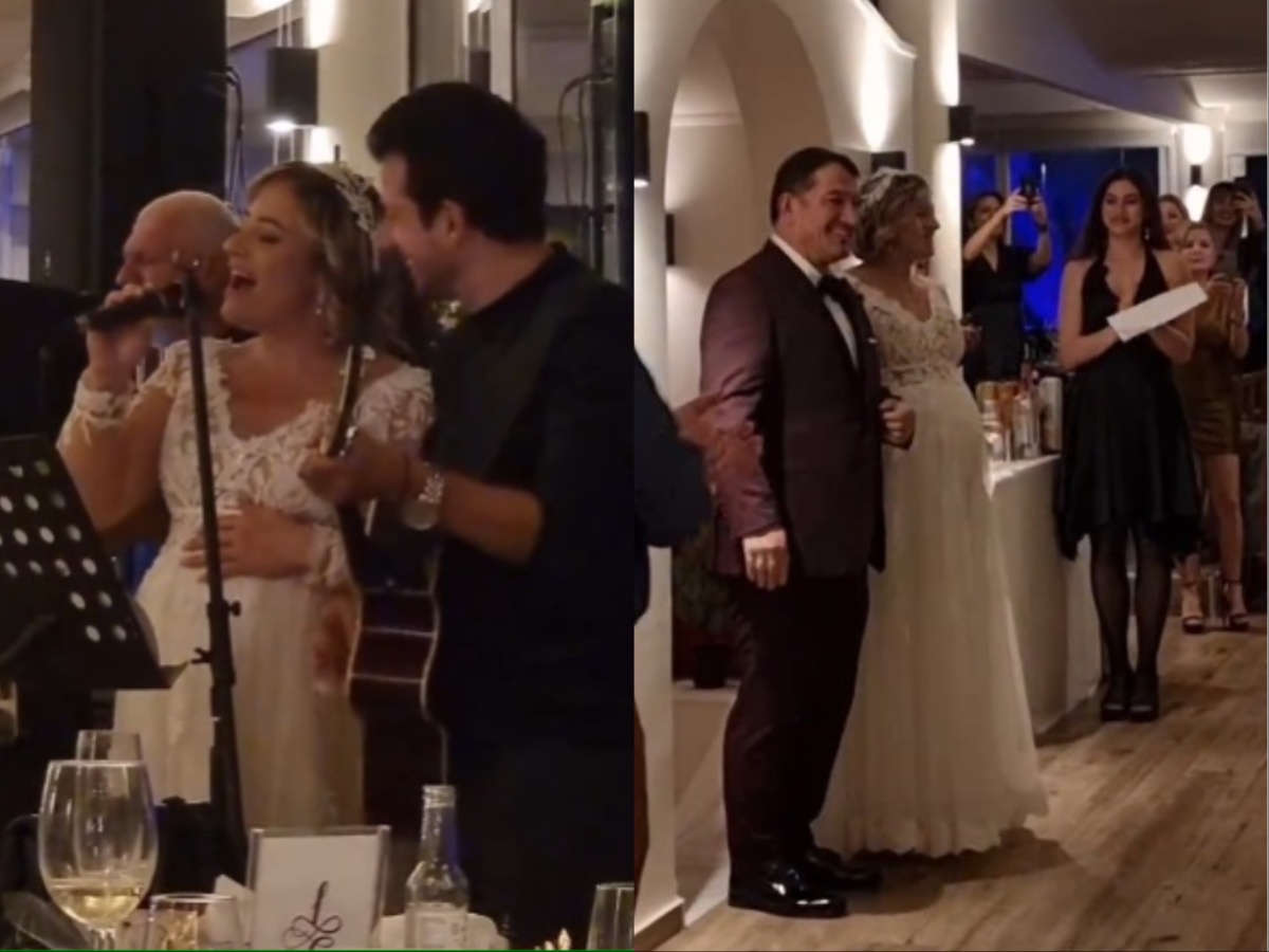 Πύρρος Δήμας – Αφροδίτη Σκαφίδα: Όσα έγιναν στη δεξίωση του γάμου τους – Το τραγούδι που αφιέρωσε η νύφη στον Ολυμπιονίκη