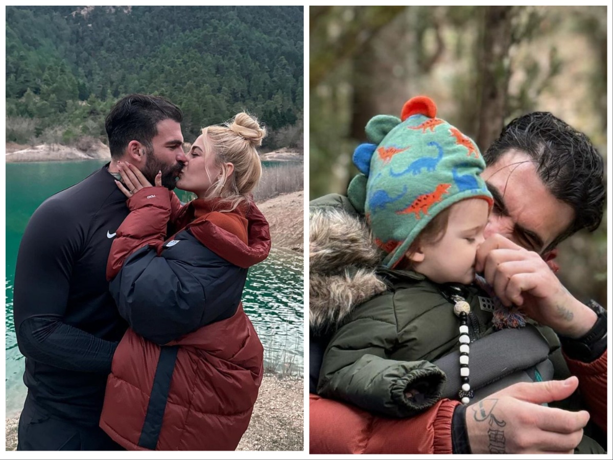 Ιωάννα Τούνη – Δημήτρης Αλεξάνδρου: Το παθιασμένο φιλί στην εξοχή! Φωτογραφίες από τις οικογενειακές τους εκδρομές