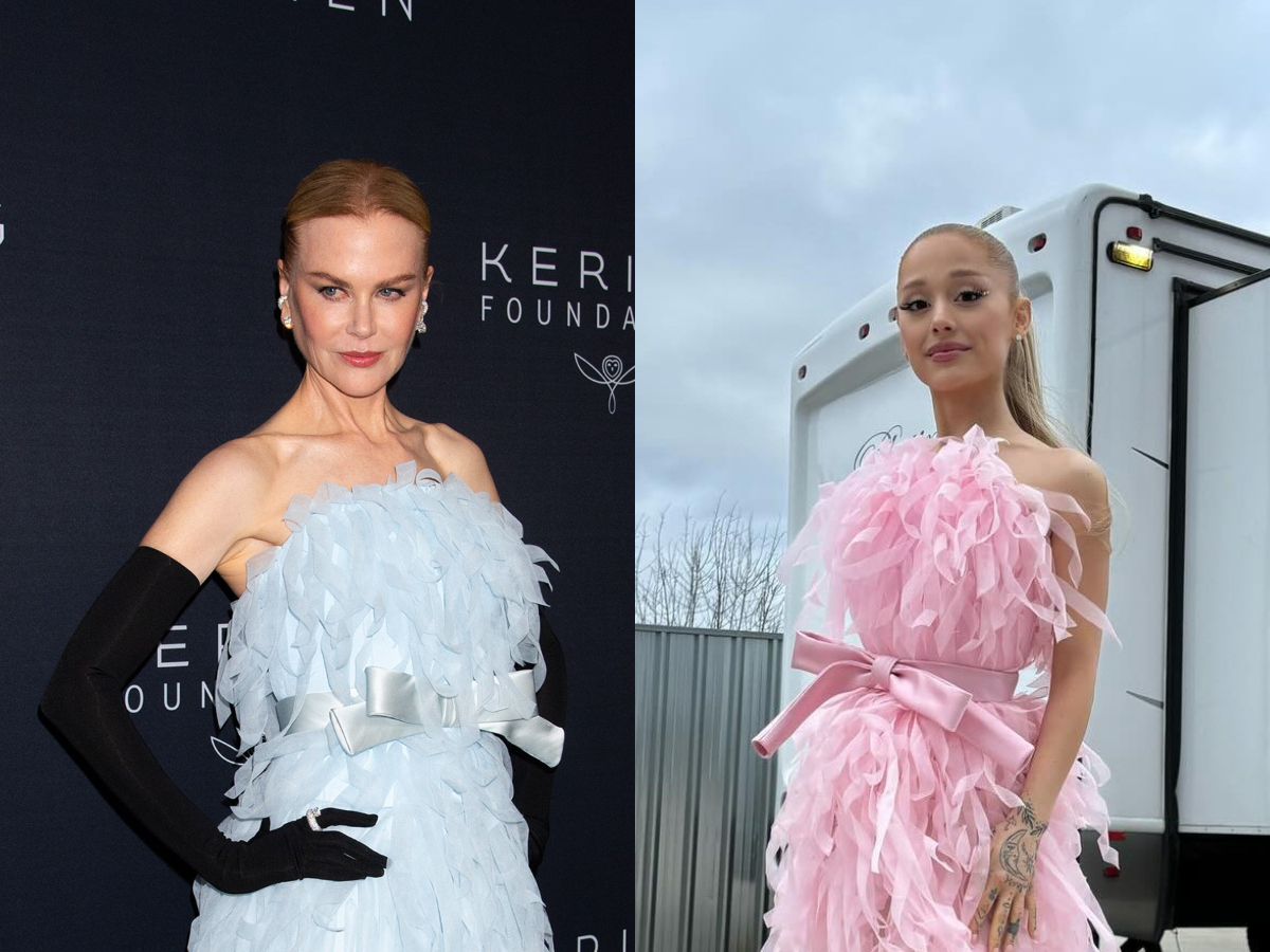 Nicole Kidman VS Ariana Grande: Εμφανίστηκαν με το ίδιο Βalenciaga dress! Ποιο χρώμα θα διάλεγες εσύ;
