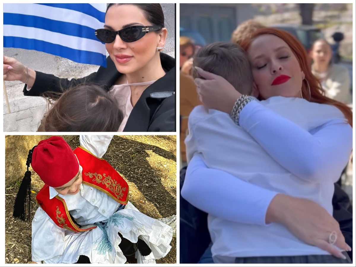 25η Μαρτίου: Οι Έλληνες celebrities σε φωτογραφίες αγκαλιά με τα παιδιά τους – Έτσι γιόρτασαν την εθνική επέτειο