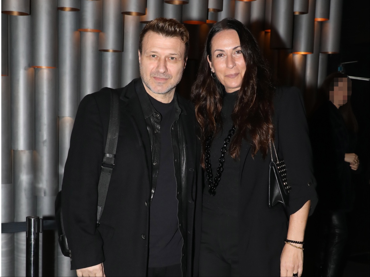 Γιάννης Πλούταρχος: Σπάνια βραδινή έξοδος με τη σύζυγό του, Μαρία Παπαδοπούλου