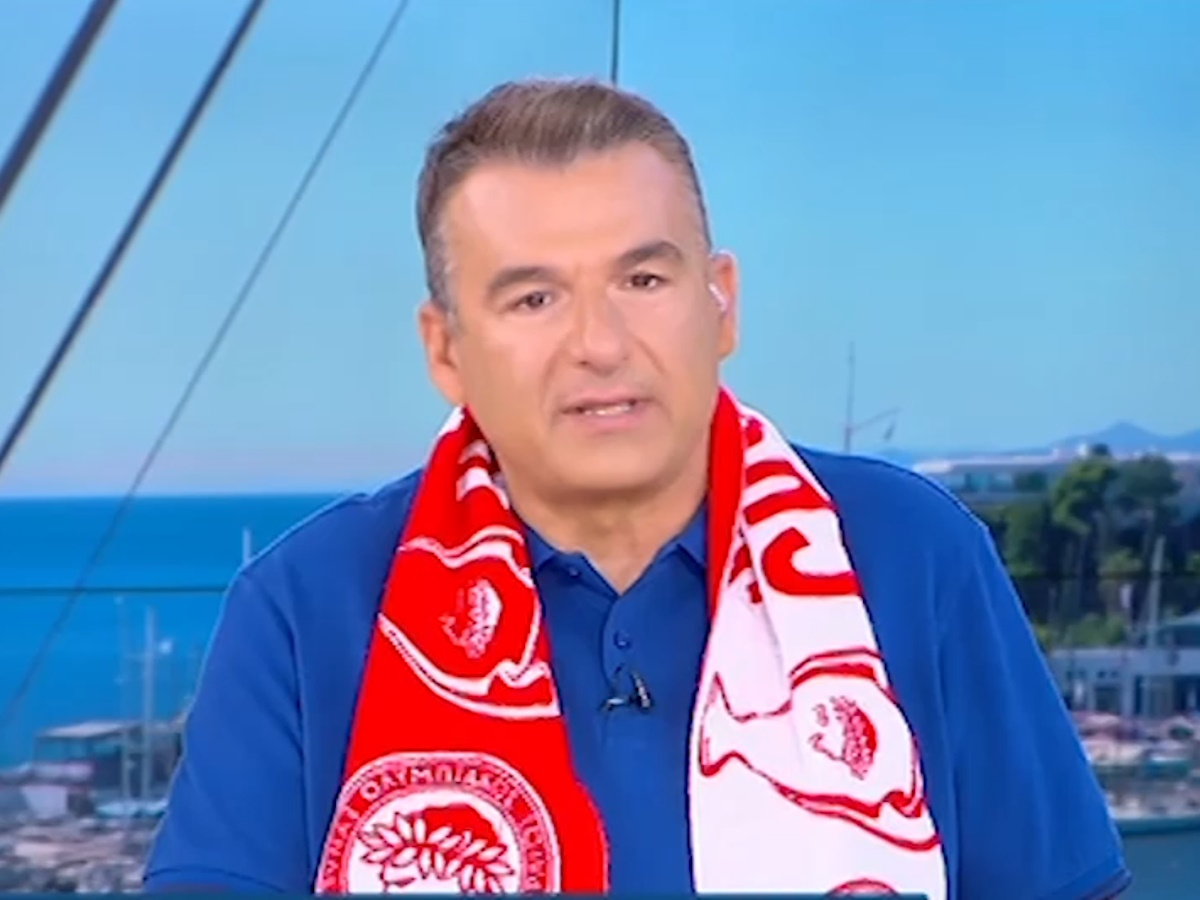 Γιώργος Λιάγκας για τη νίκη του Ολυμπιακού: «Έκλαιγα σαν μικρό παιδί 10 λεπτά με τα παιδιά μου»