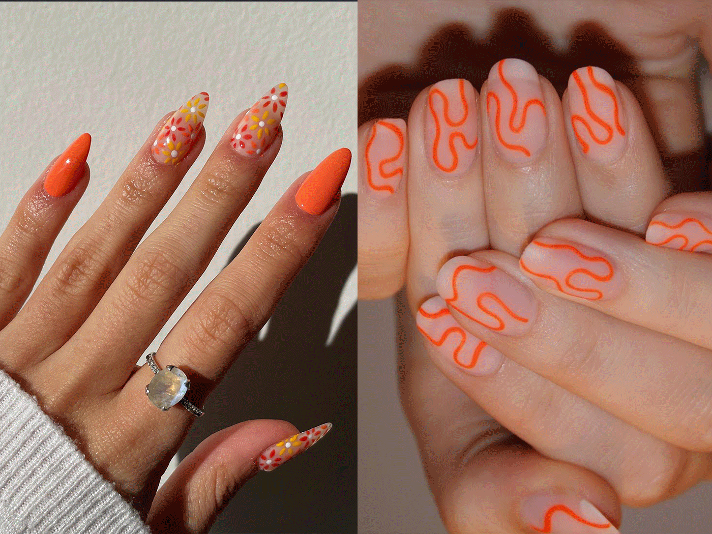 Aperol Nails: Η δροσερή απόχρωση που θυμίζει το κοκτέιλ που θα πίνουμε όλο το καλοκαίρι στην πόλη και το νησί