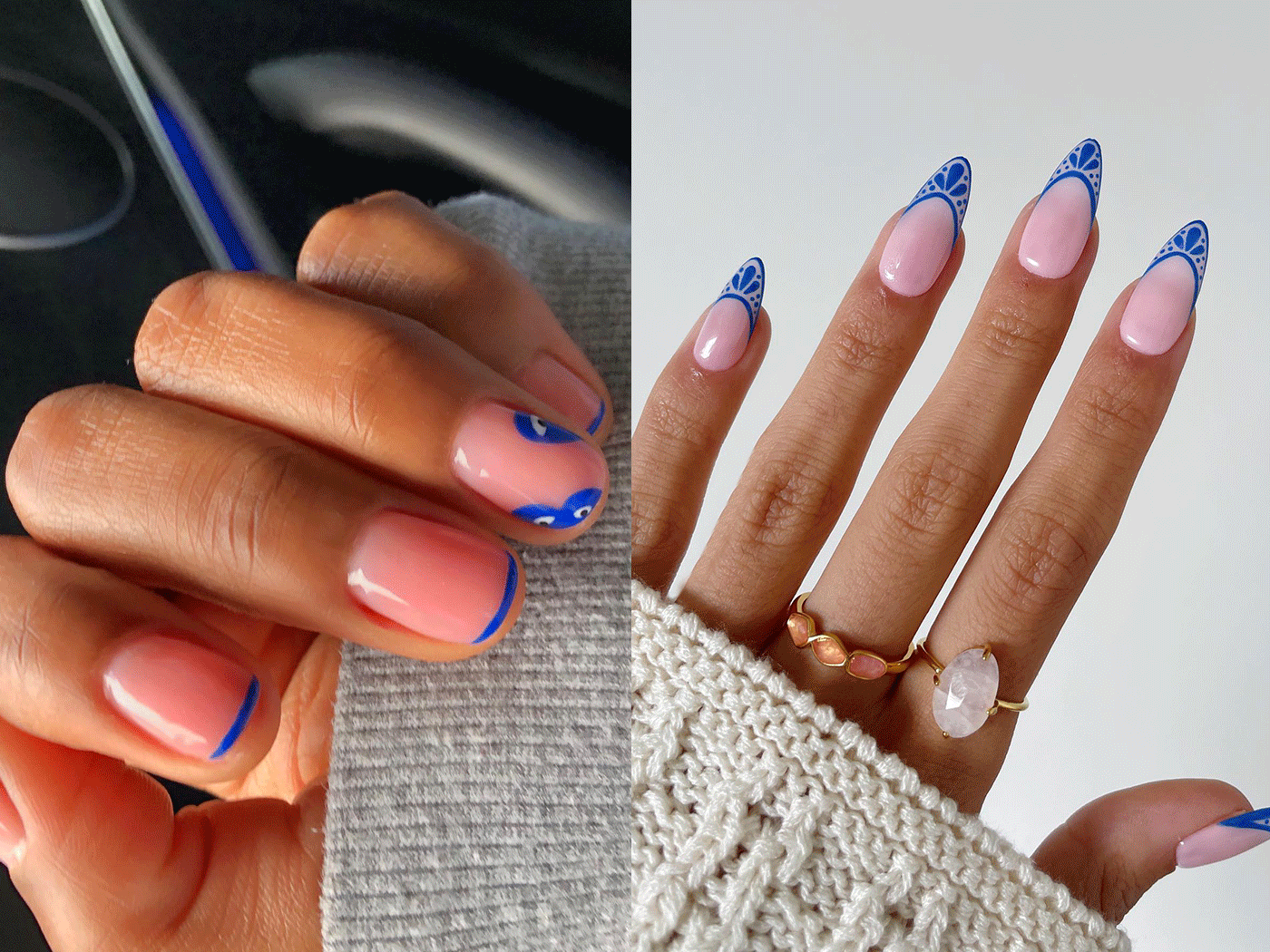 Blue Nails: Τα μανικιούρ που θυμίζουν καλοκαίρια στη Μεσόγειο