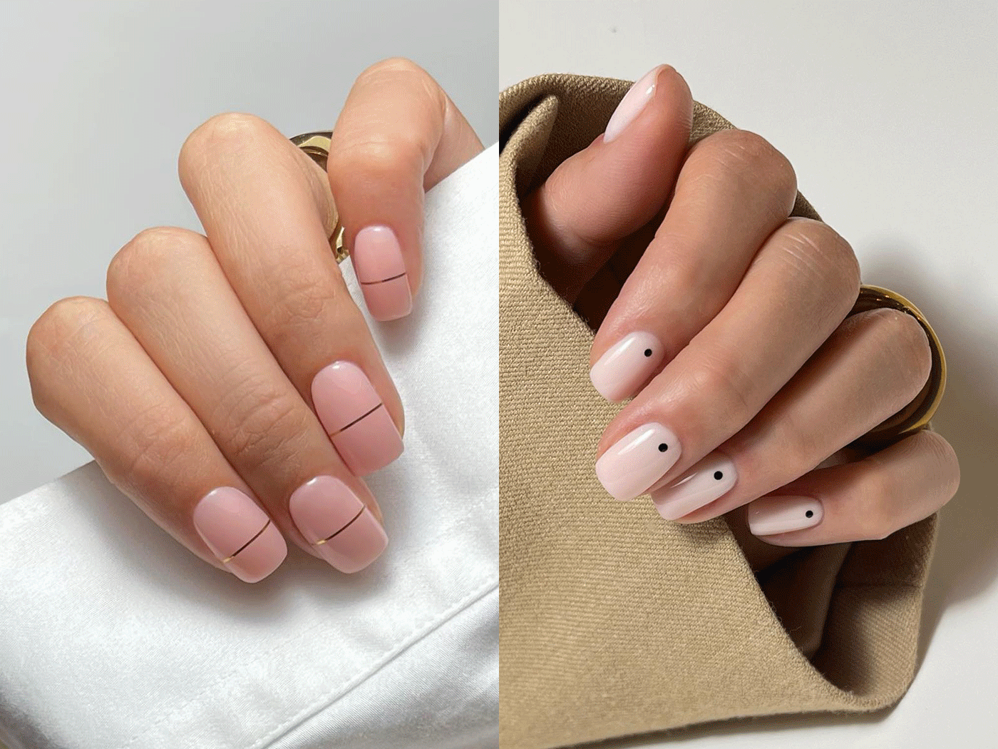 Minimal nails: Για εσένα που παραμένεις πιστή στο chic και διακριτικό μανικιούρ