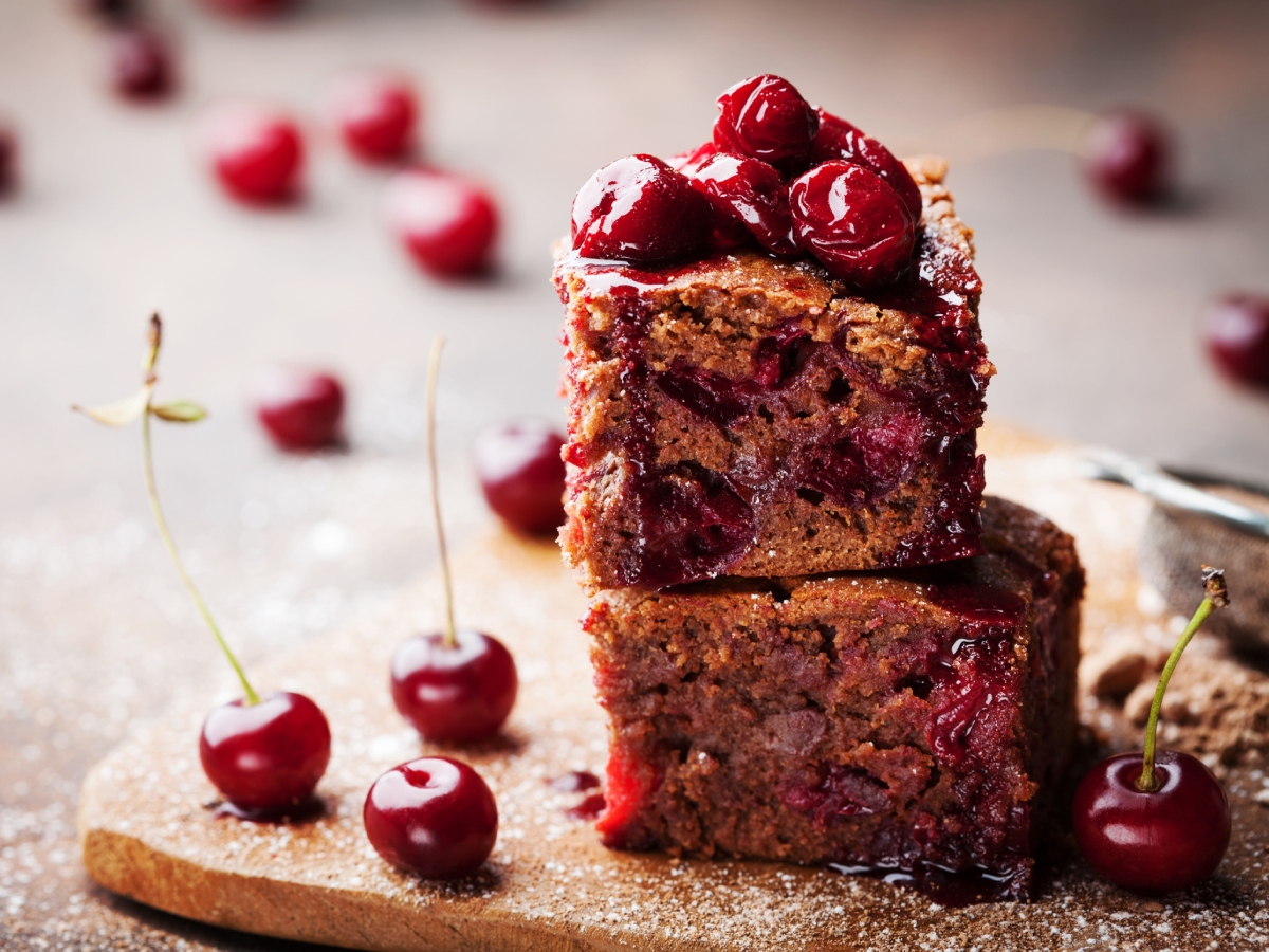 Συνταγή για brownies με κεράσια