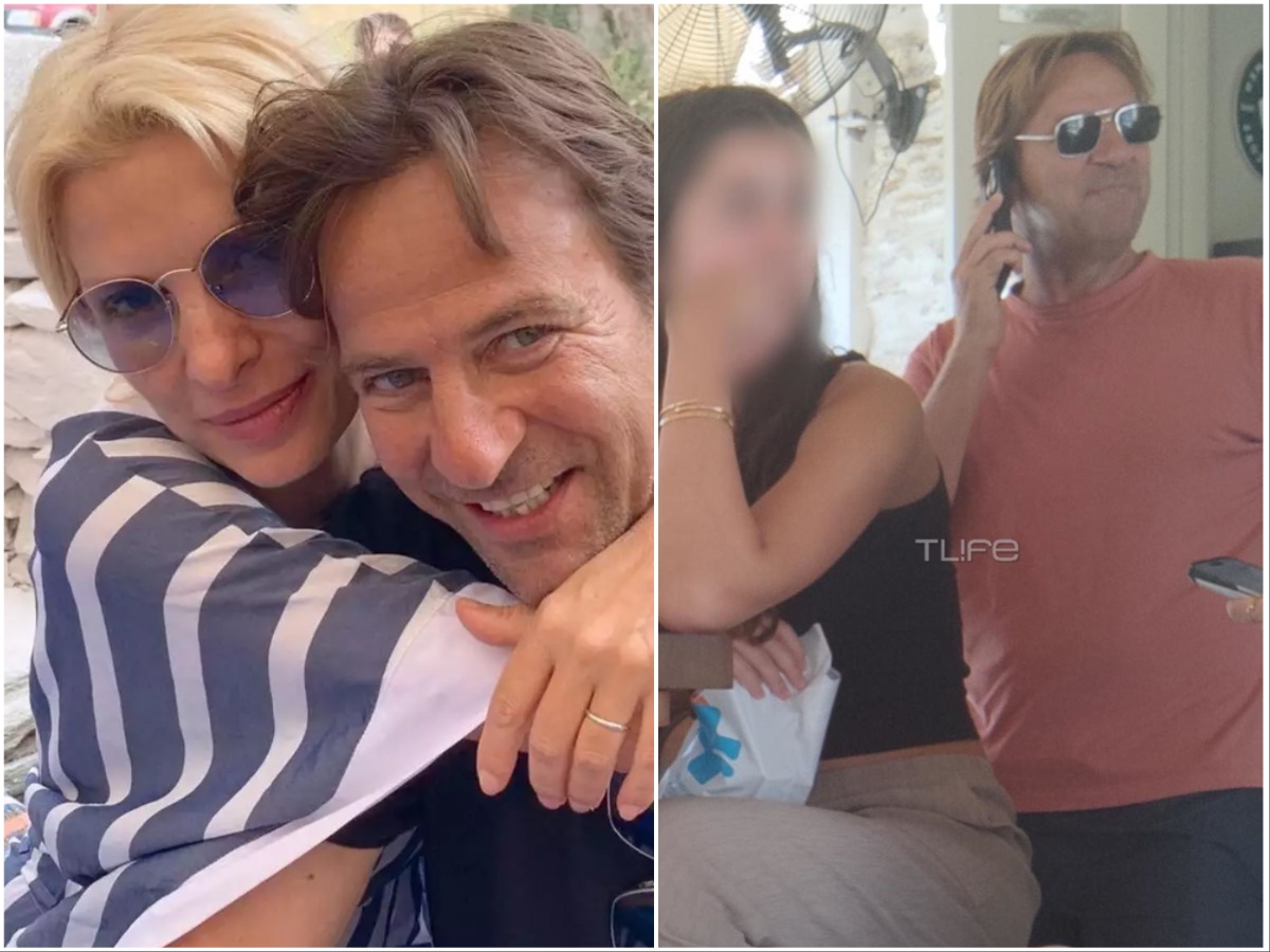 Μάκης Παντζόπουλος: Με τη μεγαλύτερη κόρη της Ελένης Μενεγάκη στην Άνδρο – Αποκλειστικές φωτογραφίες