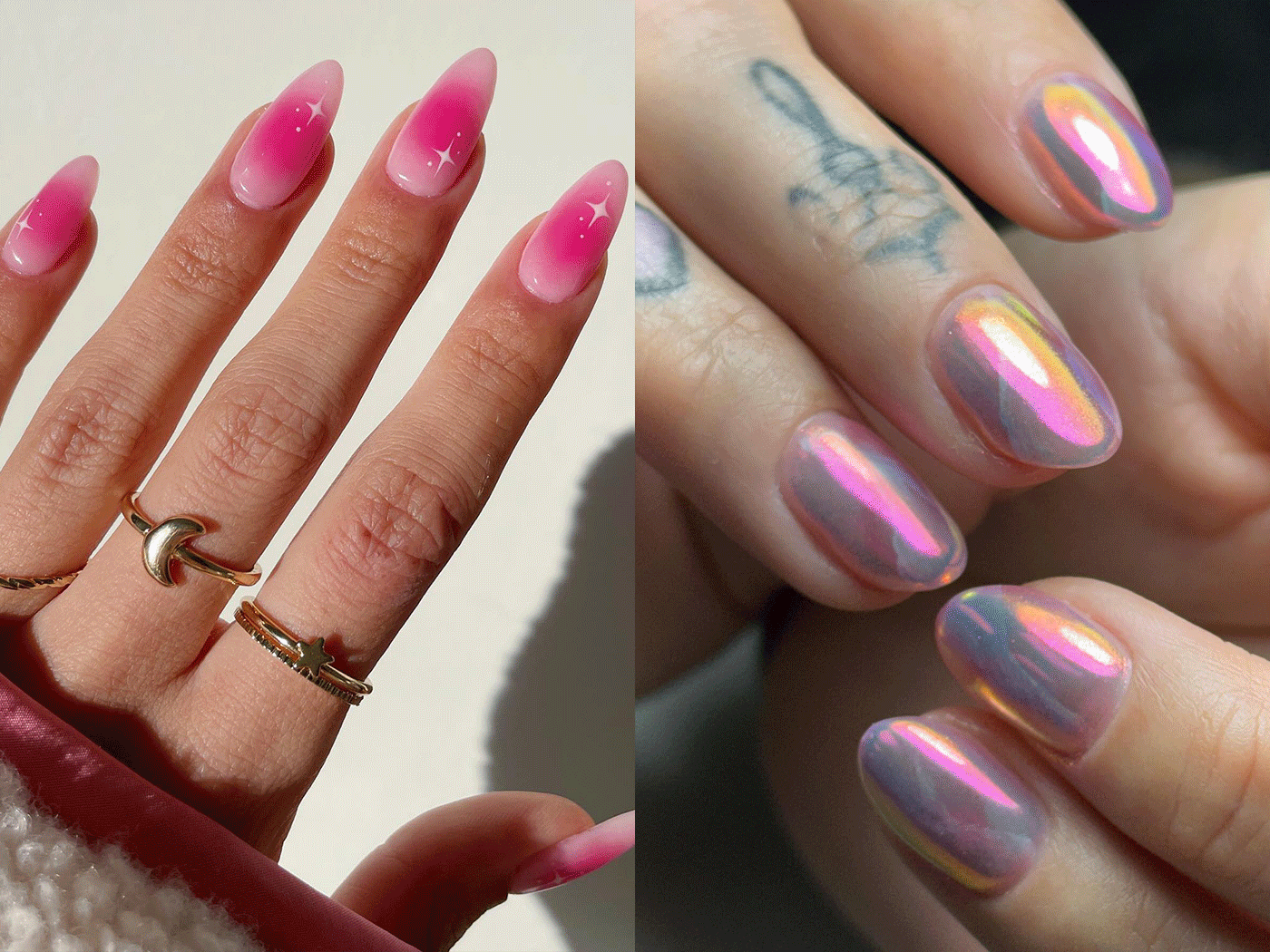 Ombre eyeshadow nails: Αυτή η τάση στο μανικιούρ είναι εμπνευσμένη από το μακιγιάζ