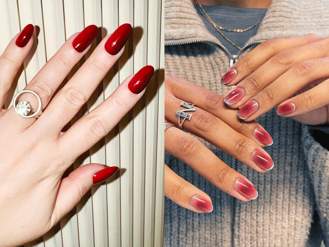 Φθινοπωρινά nail trends – Από το κλασικό κόκκινο μέχρι το animal print και τις chrome λεπτομέρειες